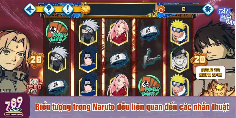 Biểu tượng trong Naruto đều liên quan đến các nhẫn thuật
