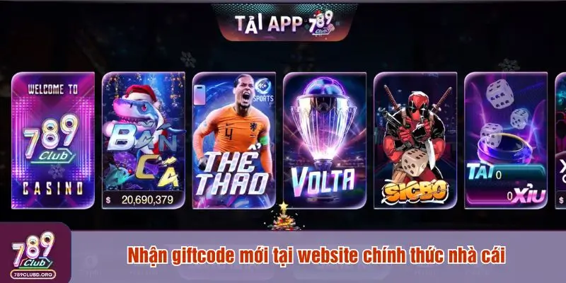 Nhận mã mới tại website chính thức của nhà cái