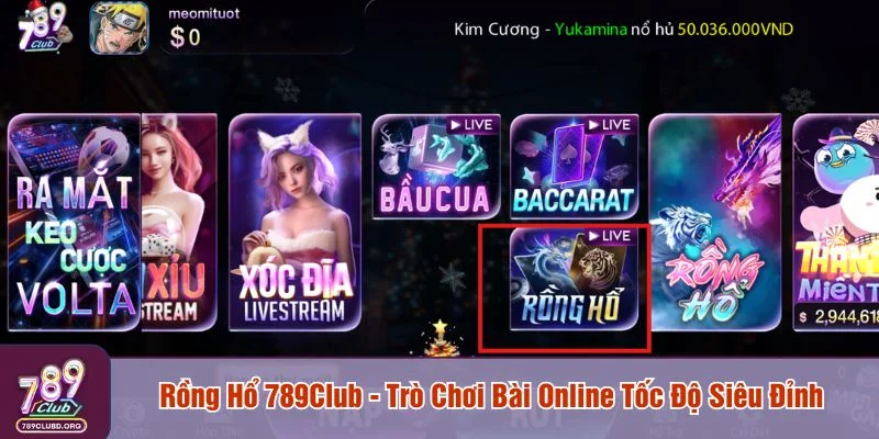 Rồng hổ 789Club