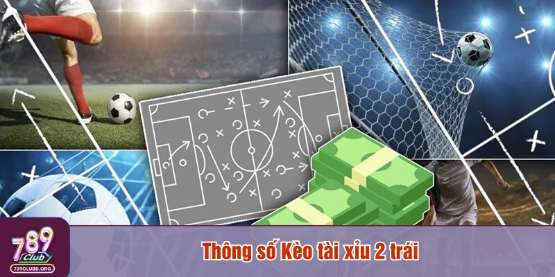 Thông số Kèo tài xỉu 2 trái