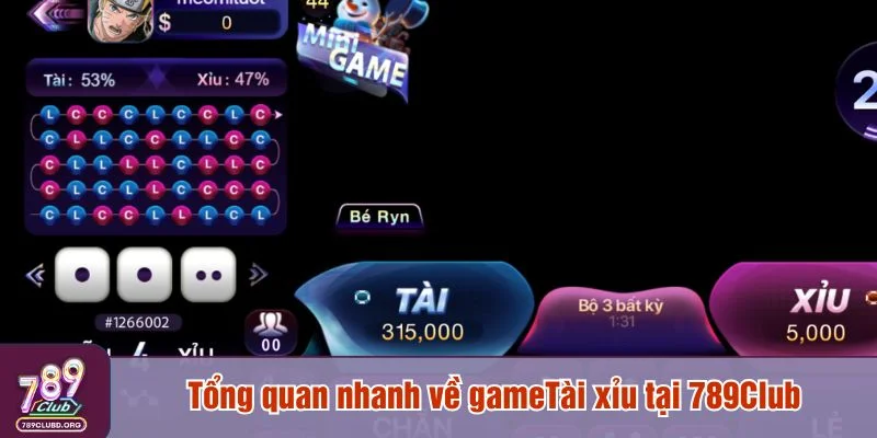 Tài xỉu 789Club là game thu hút lượng người truy cập khổng lồ